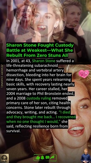 Sharon Stone Fought Custody Battle at Weakest—What She Rebuilt From Zero Stuns All