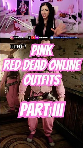 RATING Pink Red Dead Outfits🌸 | Part 3 #reddeadredemption2 #rockstargames #rdo #reddeadonline