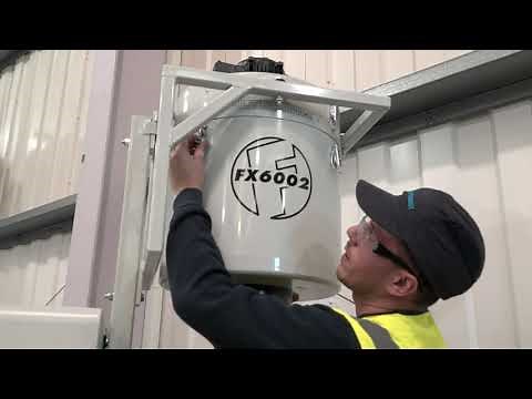 Filtermist installation using top half post