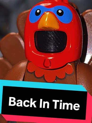 Turkey is trying to change his fate. #lego #holidays #thanksgiving #turkey