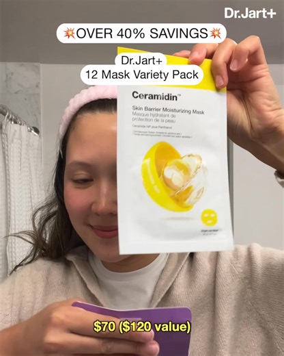 Save over 40% on 12 of our bestselling Korean face masks. Hurry, this value set sells out every year! | DrJart | Facebook