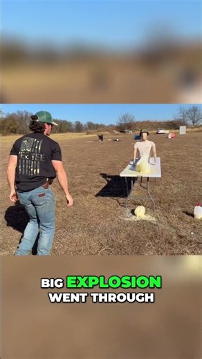 9mm vs Eggnog: Epic Splash & Bullet Test! #shorts