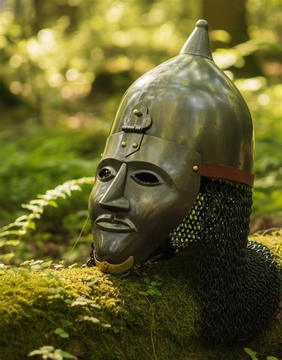 Medieval Warrior Face Mask With Chainmail Aventail Knight Armor Helmet for LARP Cosplay Gothic Crusader Armor Helmet, Historical Replica - Etsy