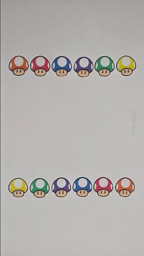 SUPER MARIO PAPER! TOE CHARACTERS IN VARIOUS COLORS! #mario #mariobros #supermario #supermariobros