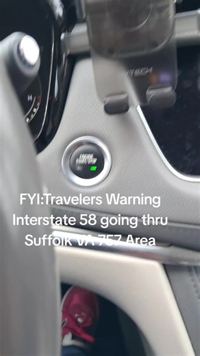 FYI:Travelers Warning Interstate 58 going thru Suffolk VA 757 Area #ChelleO