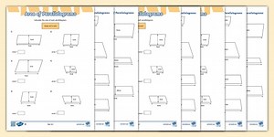 Area of a Parallelogram Worksheet Resource Pack