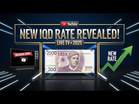 🔴 Iraqi Dinar NEW Exchange Rate Revealed LIVE on TV | IQD Rate Update 2025 🚨