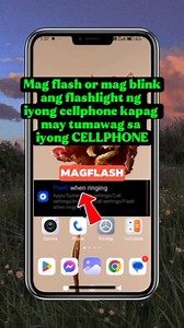34K views · 435 reactions | Magflash or magblink kapag may tumawag sayo ang flashlight ng iyong cellphone. #calling #flash #blinkblink #flashlight #tutorialvideo | Musbe Reel | Facebook