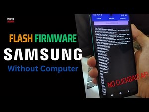 Samsung Firmware Flashing - No PC (Yes Its Work)