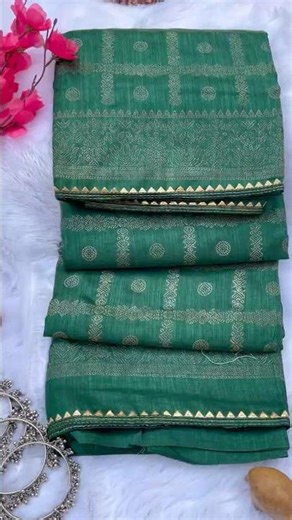 Grab This Beautiful Green Saree Today! Limited Stock 💚🔥#ytshorts #saree #fyp