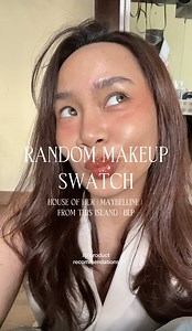 makeup swatch lip cream, lip balm, lip tint RANDOM! #fyp #makeup #recommendations house of hur, maybelline, from this island, blp