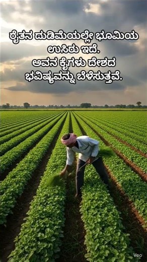 Farmer’s Hard Work ಹಸಿರು ಭವಿಷ್ಯ
