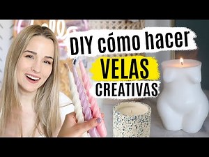 How to make all kinds of creative candles and candle holders | DIY decoration