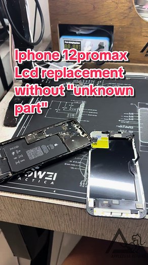 Iphone 12Promax lcd replacement without important display message and with truetone #mobilerepair #repair #iphonerepair #applezilla #ios