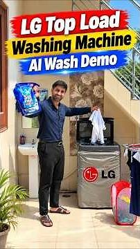 How to Use LG Washing Machine demo & AI Wash | LG Top Load Washing Machine 2026