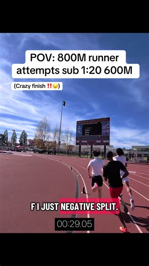 800M runner attempts ELITE 600M time 😦‼️ season opener sub 1:20 attempt #fyp #trackandfield #track #600m #arcadiainvitational