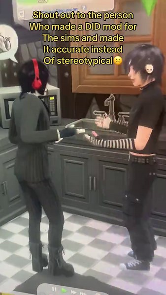 Exploring Life with DID in The Sims Game