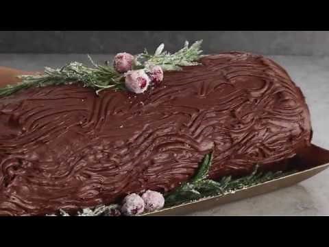 How to Make an Easy Yule Log Roll Cake with Cake Mix