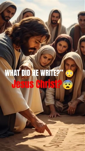 What Did Jesus Write on the Ground? 😳 (No One Knows)#shirts #jesus