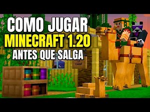 ✅ COMO JUGAR MINECRAFT 1.20 (en JAVA & BEDROCK) 😱