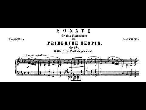 Chopin - Piano Sonata No.3, Op.58 (Glenn Gould)