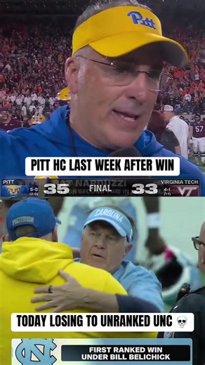 Pitt HC's Reaction: From Win Last Week to Losing to UNC Today