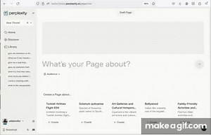 How to create Perplexity Pages in 5 seconds? #ai #perplexity #perplexityai on Make a GIF