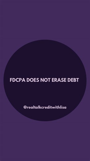 FDCPA does not erase debt 🚨 Validation pauses collection it doesn’t delete accounts. Lenders know the difference. Paused collections without rebuilding = delay, not progress. 👉 Comment LOGIC if you want to use FDCPA the right way. #RealTalkwithLisa #AuditYourCredit #CreditEducation #LenderPOV #FDCPA