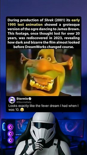 During production of Shrek (2001) its early animation test was later scrapped completely