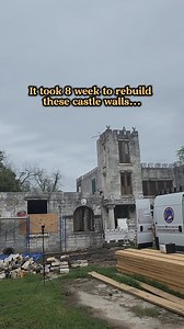 8 weeks of rebuilding the castle & this is the INCREDIBLE result... #oldhouse #architecture #homedecor #bricklayer #stonemasonry #beforeandafter #housegoals #housedesign #architecturelovers #ArchitecturalDesign | Santa Fe Castle