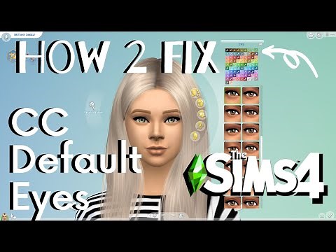 How to Fix CC Default Eye Replacement After June 2020 Update | The Sims 4