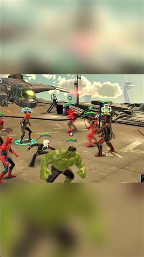 Aliens Fight – Hit Monkey, Spider-Man, Hulk & Deadpool