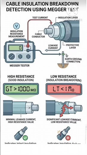 Cable Insulation break down test# cable insulation test#cable insulation break down test#