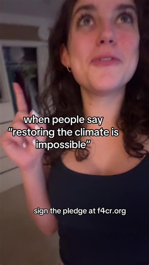 Climate restoration IS possible! AND we can restore the climate to safe pre-industrial CO2 levels by 2050! Sign the pledge at f4cr.org #climate #climaterestoration #f4cr #hope #stem #absolutelynot #climatechange
