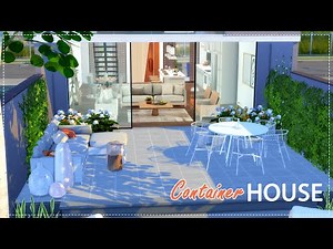 Shipping Container House - Two Story Family House | The Sims 4 Stop Motion Build