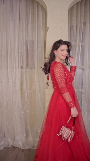 Red ♥️ #foryou #desifashion #bleehsootd