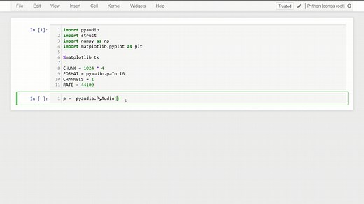 python实现音频频谱分析 Audio Spectrum Analyzer （英文字幕）