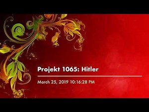 Projekt 1065: Hitler
