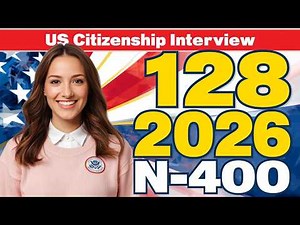 USCIS New 2026 US Citizenship Test (2025 Version) – 128 Civics Questions & Answers #n400