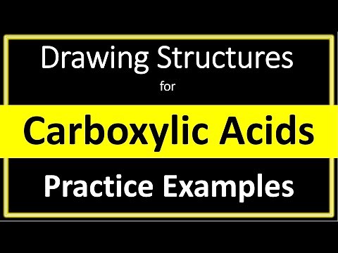 Drawing Structures for Carboxylic Acids | Practice Examples | Chemistry 30