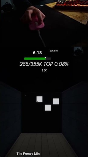 Top 0.08% aim with insane speed #aimlab #roblox #kovaaks #aim