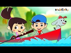Kids Songs | Row Row Row Your Boat Nursery Rhymes with Lyrics