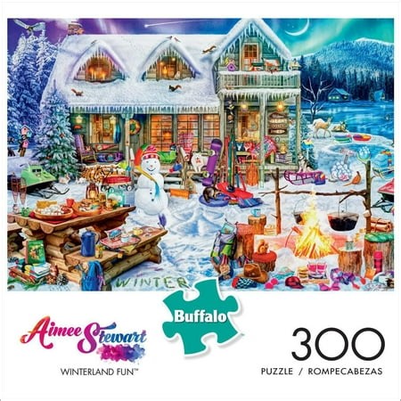 Buffalo Games - Aimee Stewart - Winterland Fun - 300 Piece Jigsaw Puzzle - Walmart.ca