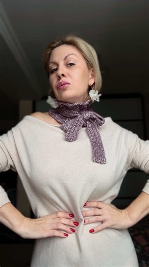 Шарф комірець: Як зв'язати з кращої пряжі