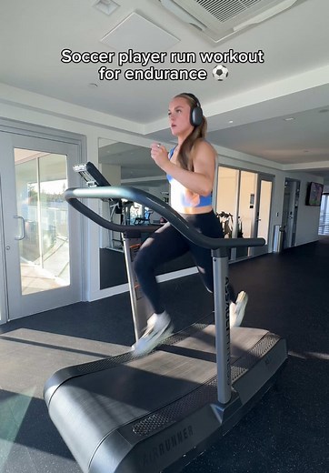 Treadmill Workout for Soccer Players' Endurance
