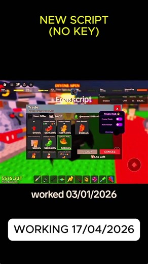 STEAL A BRAINROT SCRIPT AUTO ACCEPT, AUTO FREEZE, PUT ALL BRAINROTS #roblox #shorts #script #sab