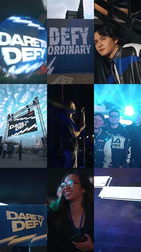 LIVE TO DEFY Blue Color Isolation