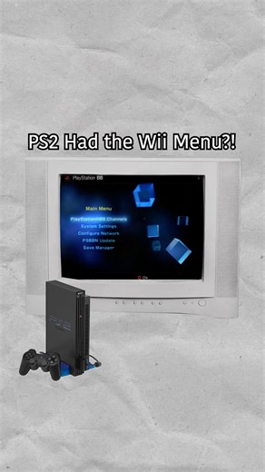 PlayStation Had Channels Before Nintendo?! #playstation #wii #shorts #gaming #nintendo #ps2