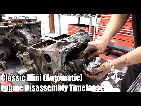 Classic Mini Engine Disassembly Time-lapse