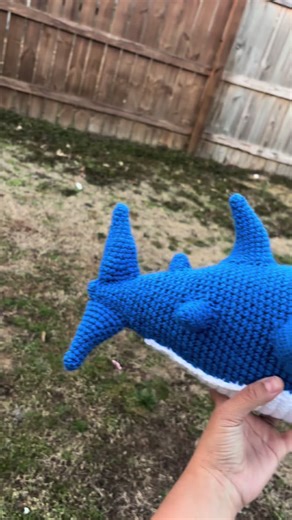Hammerhead Shark 🦈 #crochet #amigurumi #hammerheadshark #babyshark